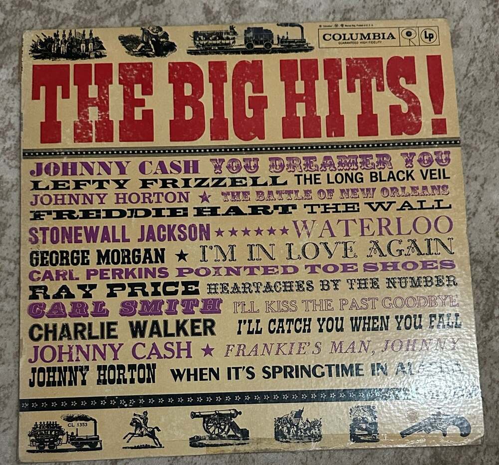 Various Artists - The Big Hits! Columbia CL 1353 Vinyl LP